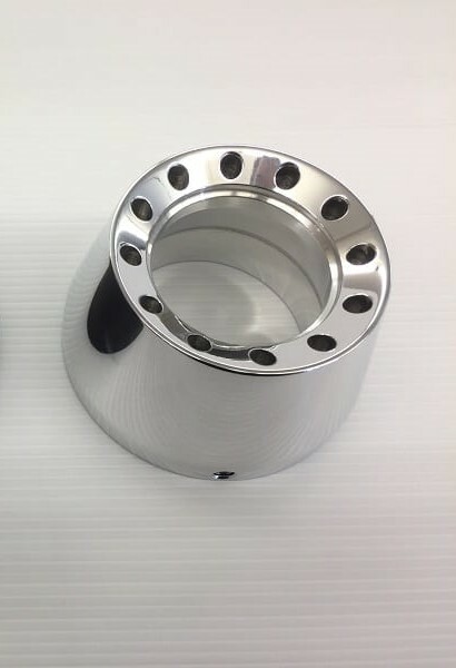 Embout du silencieux Miller Exhaust Embout Conique Ø93mm Poli