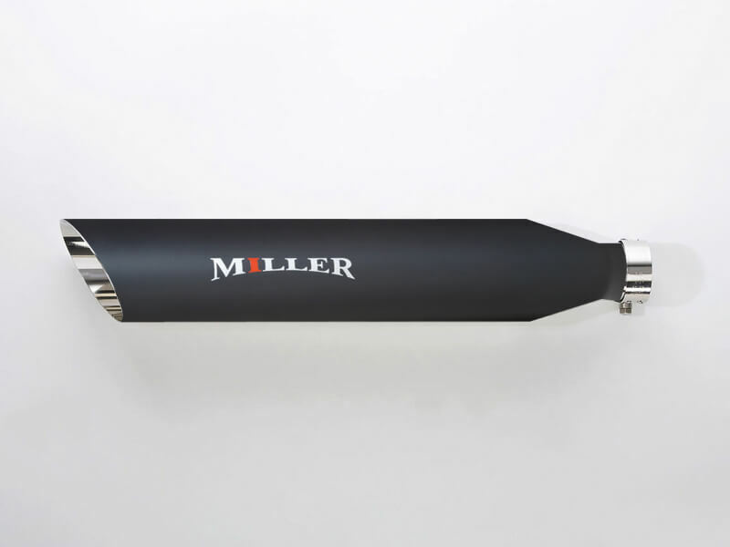 Silencieux Miller Exhaust Noir Ø38mm
