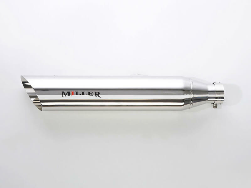 Silencieux Miller Exhaust Poli Ø45mm