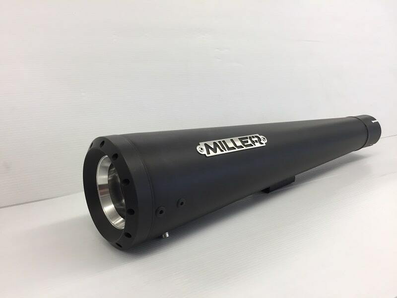Silencieux Miller Exhaust Noir Embout Ø54mm