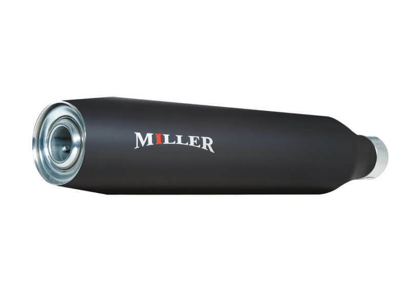 Silencieux Miller Exhaust Noir Ø45mm