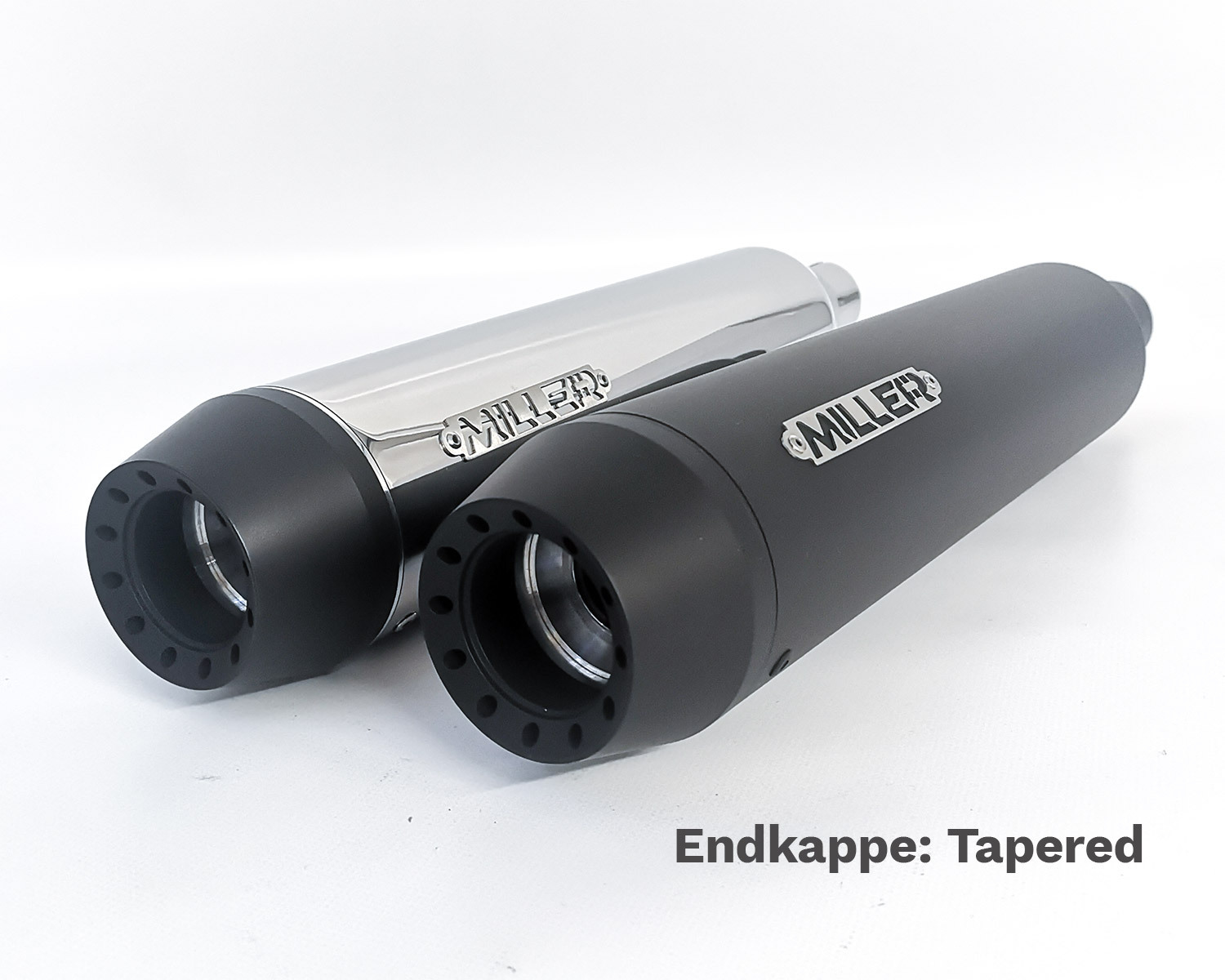Silencieux Miller Exhaust Noir Embout Conique Ø32mm