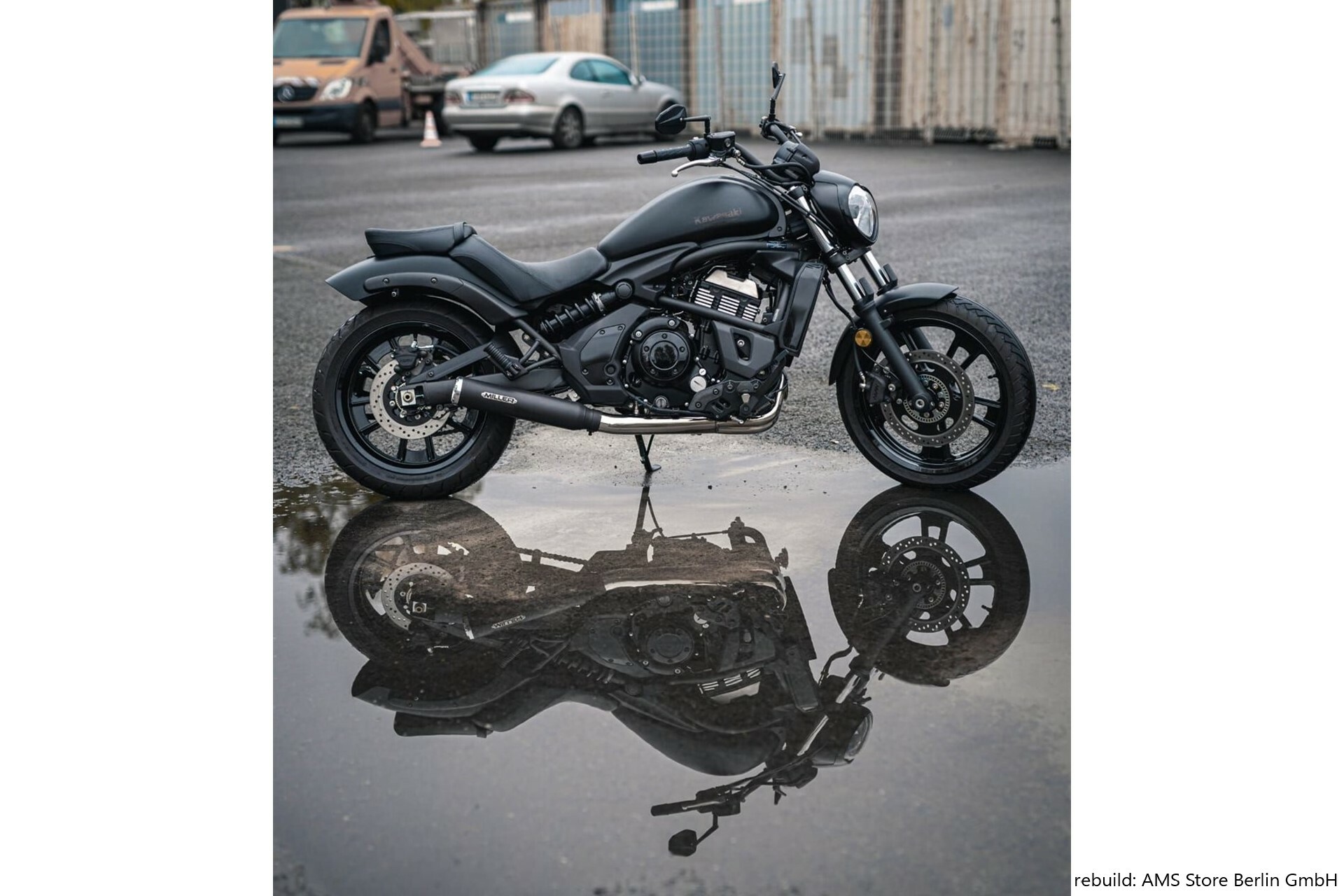Ligne Complète Miller Exhaust Noir Embout Standard