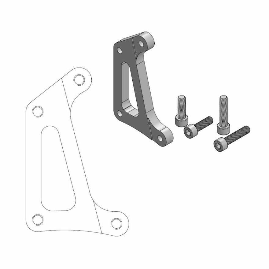Support disque de frein Moto Master Support Offroad MM SM Racing Honda