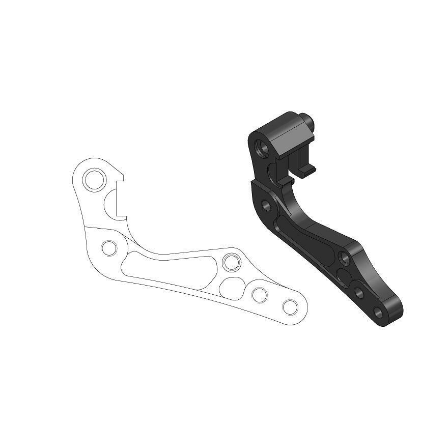 Support disque de frein Moto Master MM Oversize 270