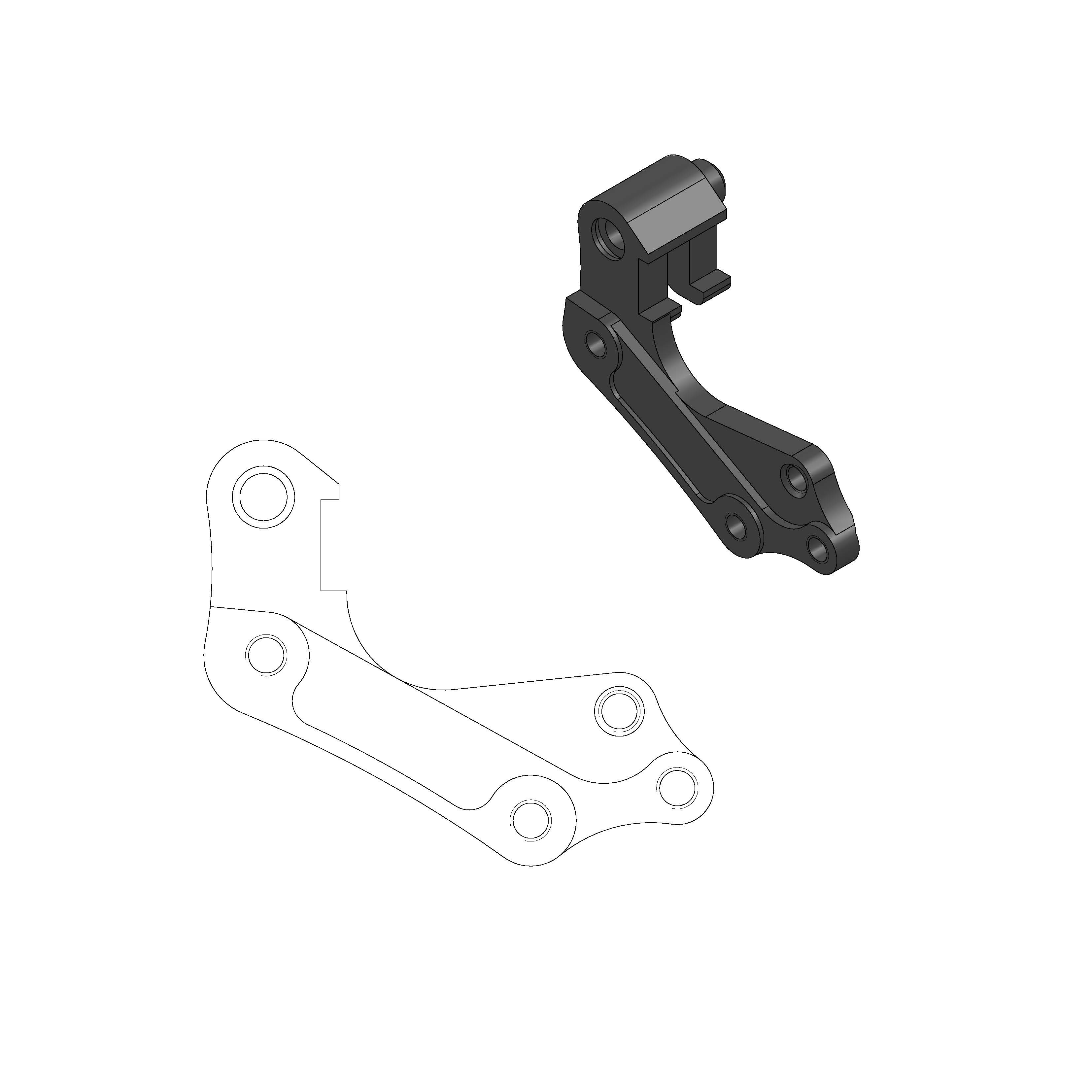 Support disque de frein Moto Master MM Oversize 270 HVA