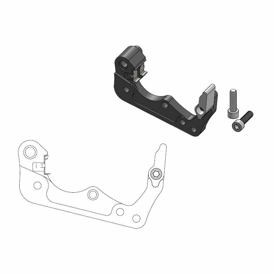 Support disque de frein Moto Master arrière Offroad MM 260 HVA incl clip Magura