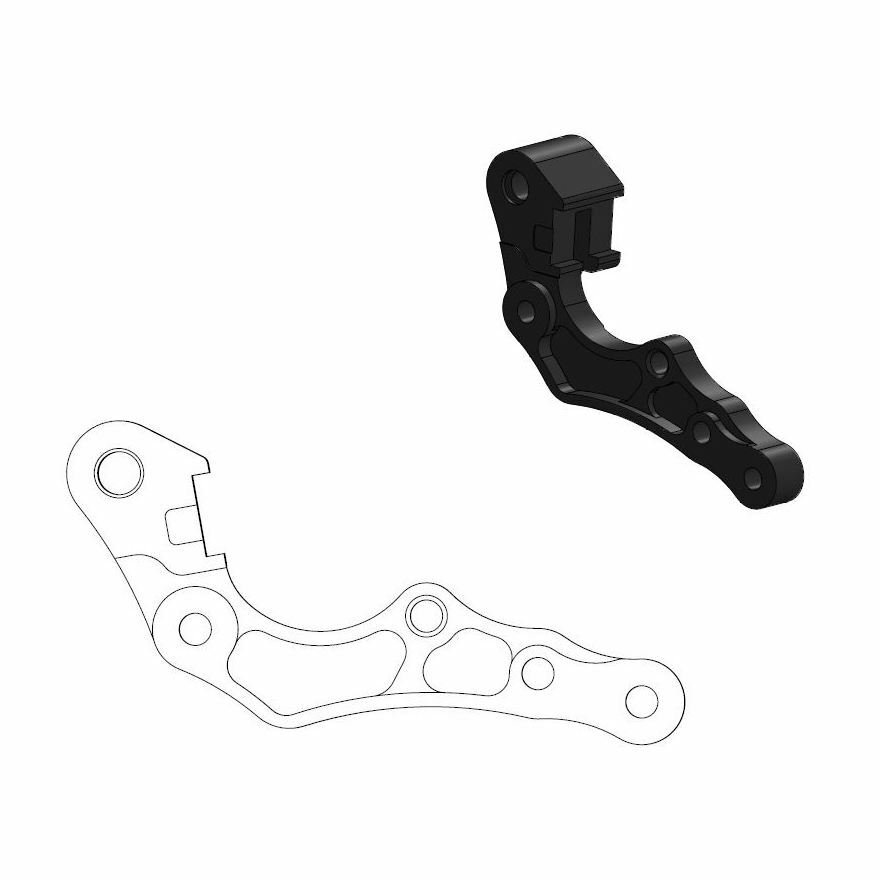Support disque de frein Moto Master MM Oversize 270 GASGAS EC 2021