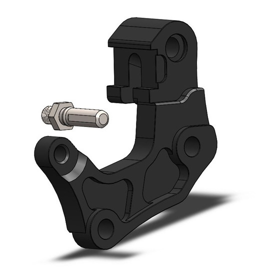Support disque de frein Moto Master droit