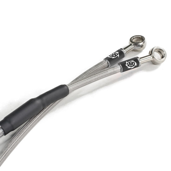 MOTOMASTER Kit durite de frein Moto Master MM — noir et gris