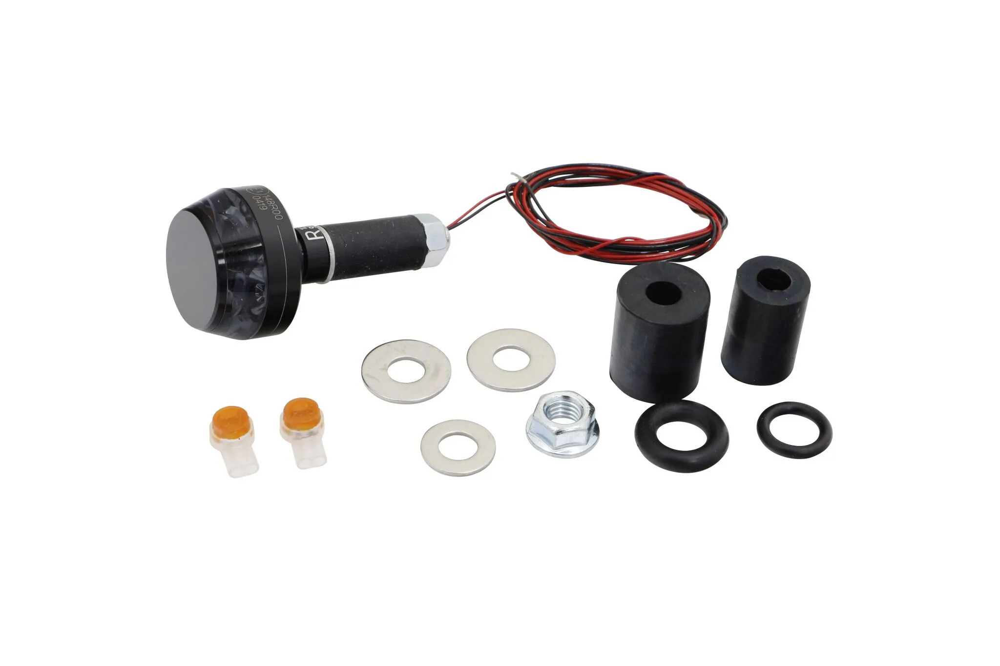 Clignotant Motogadget bout guidon