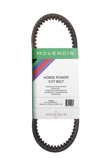 Courroie de transmission Movendis HP YAM 125/150 N - MAX 21/22 224886 - 30