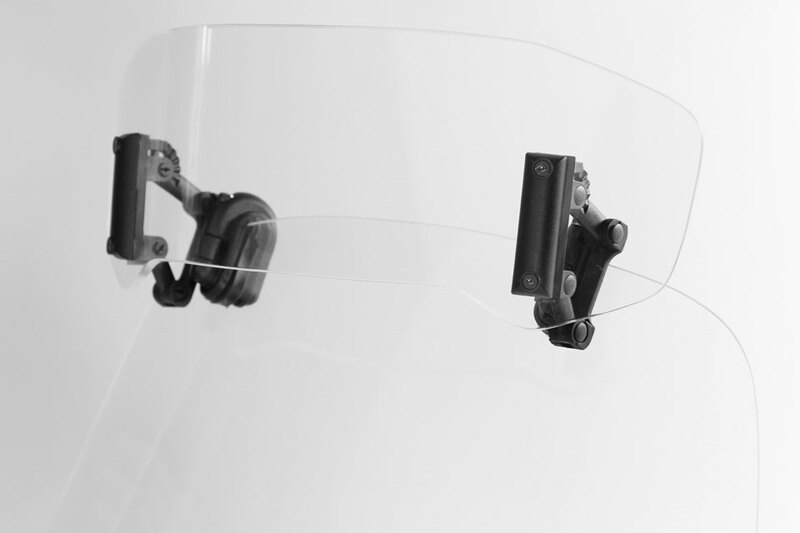 Bulle MRA Vario - Spoiler top VSA - TYP 30/19 cm,Clear