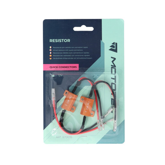 Kit résistance Mototec pré - câblée 2PZ - 12V