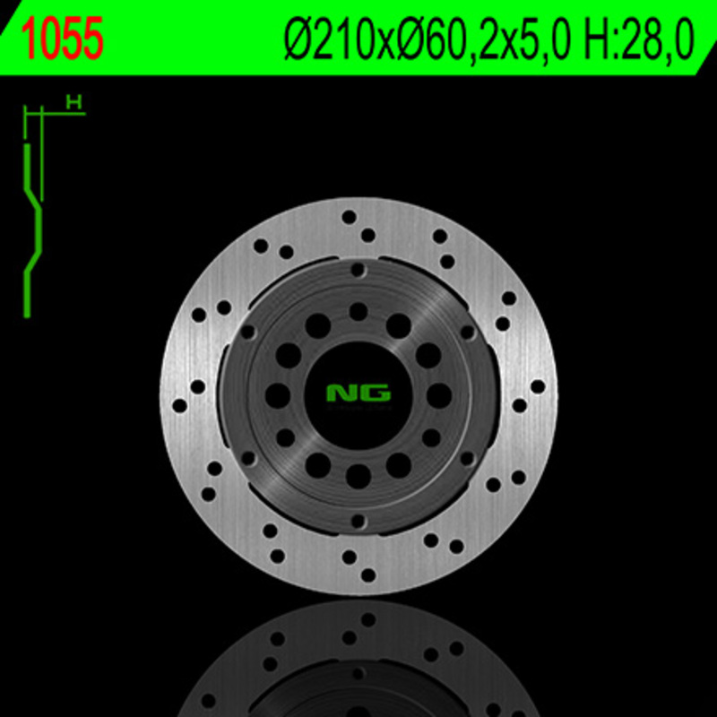 Disque de frein Rond NG flottant