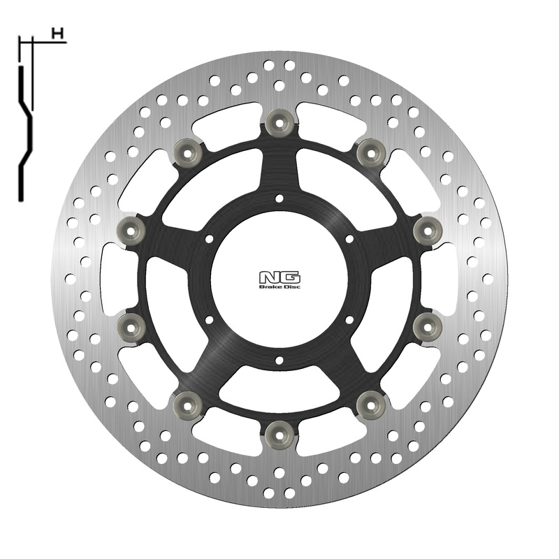 Disque de frein Rond NG BRAKES flottant