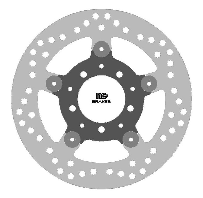 Disque de frein Rond NG fixe arriére
