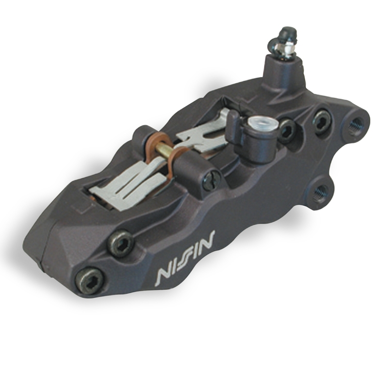 Etriers de frein Nissin 6 pistons avant droit noir
