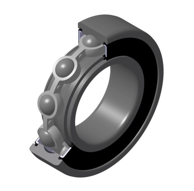 Image of Roulements de colonne NTN 6204-2RS 20x47x14mm