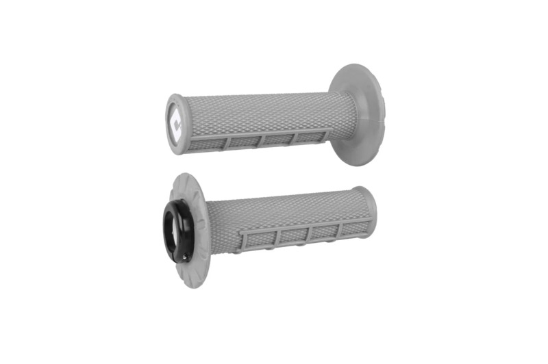 Handle grips Odi ATV v2.1 Lock-On semi-textured silver gray helmet