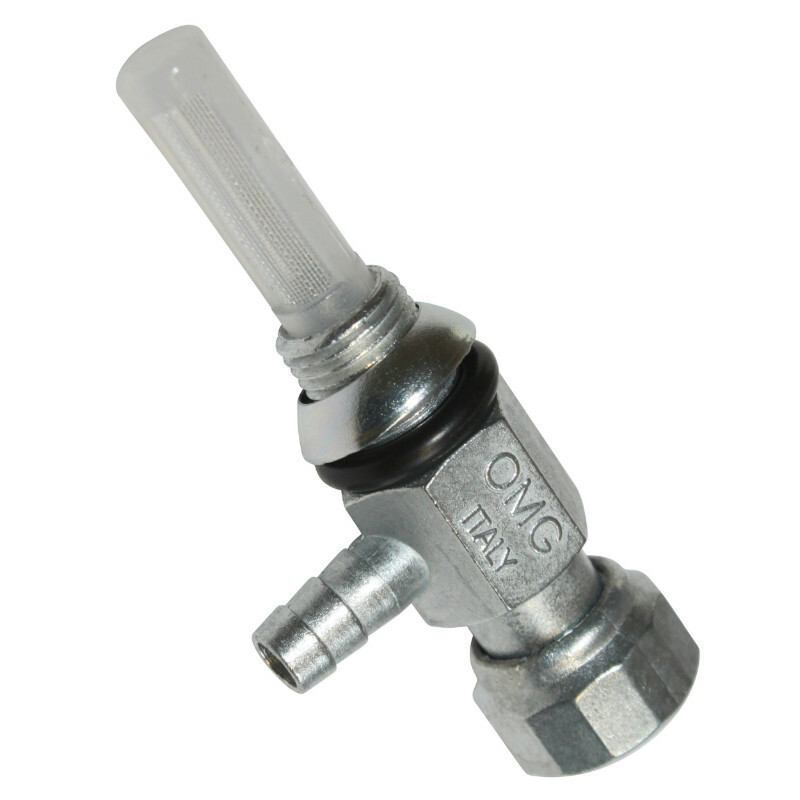 Robinet à essence OMG UNIVERSEL M10 DURITE 6 mm SCOOTER - MOTO - MOTOCULTURE SORTIE COTE QUALITE PREMIUM