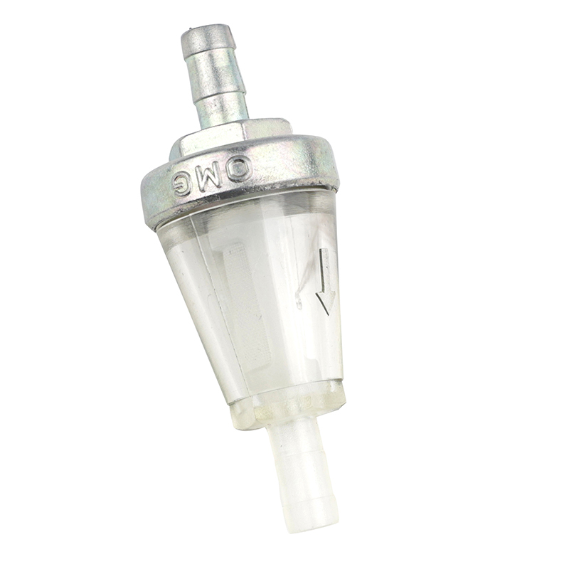 Filtre à essence OMG CONIQUE ACIER DIAM 6 mm TRANSPARENT - ARGENT