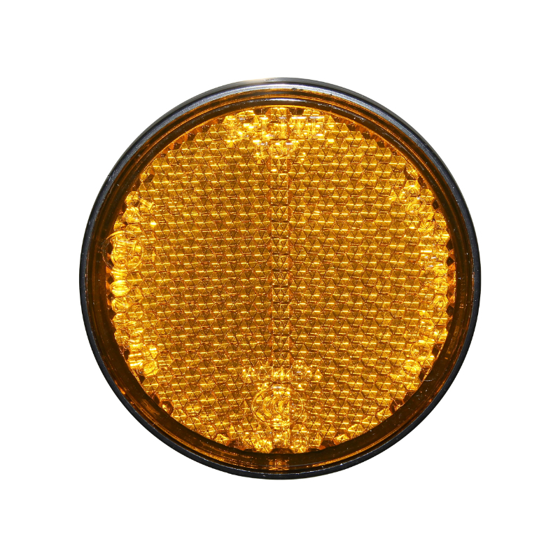 Catadioptre P2R SCOOT A VISSER ORANGE DIAM 60 mm FIXATION M5