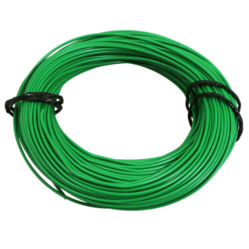 Cable électrique P2R FIL 0,75mm2 9 - 10 MULTIBRIN VERT 50M