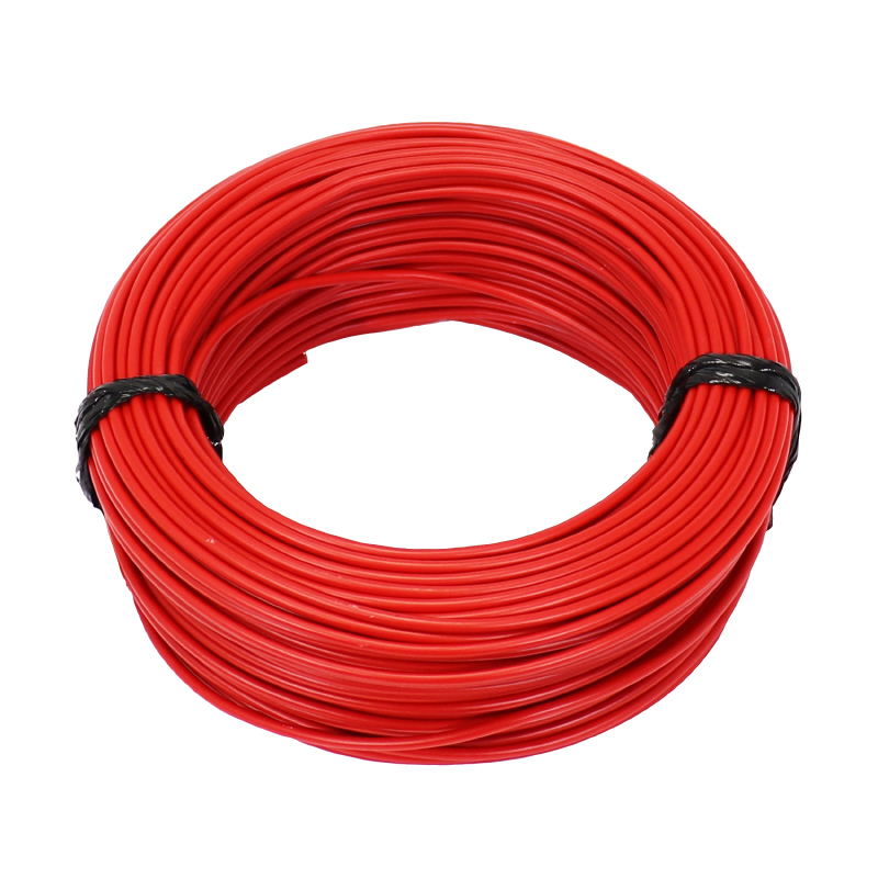 Cable électrique P2R FIL 2,50mm2 MULTIBRIN ROUGE 50M