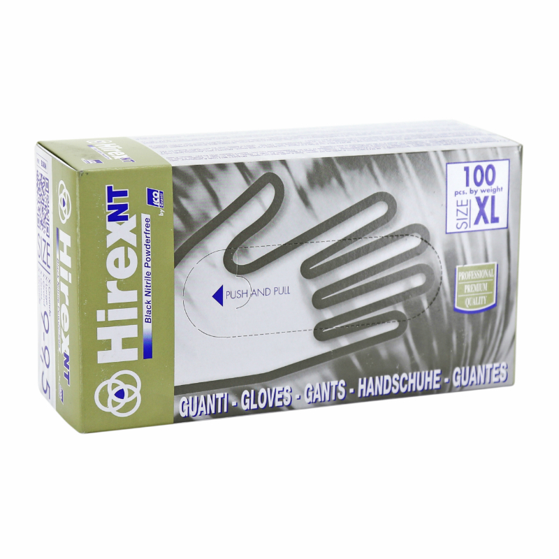 Gants d'atelier P2R NITRILE HIREX T10 XL BOITE 100