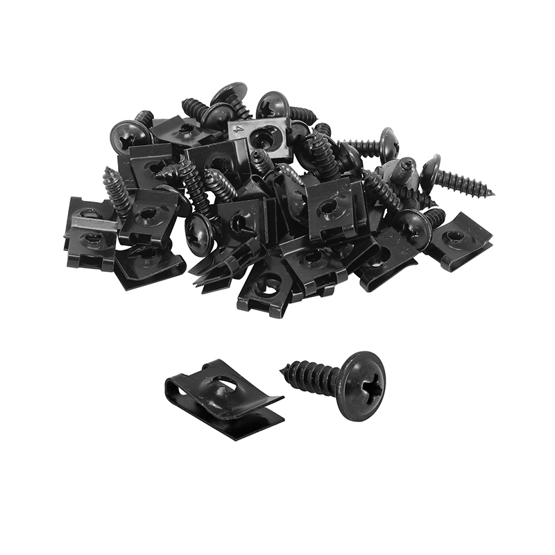 Kit Visserie Moto P2R AGRAFE CARROSSERIE - CARENAGE CAPOTAGE DIAM 4mm VIS 4x14 mm