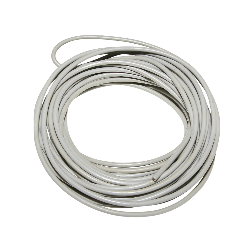 Cable électrique P2R FIL 0,50mm2 - DIAM ext 2,2mm GRIS 5M