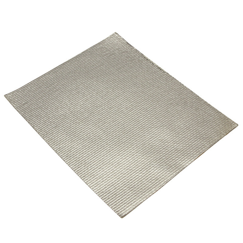 Plaque adhésive pare-chaleur P2R PROTECTION ISOLANTE EN TISSU VERRE ALUMINIUM 250x200mm