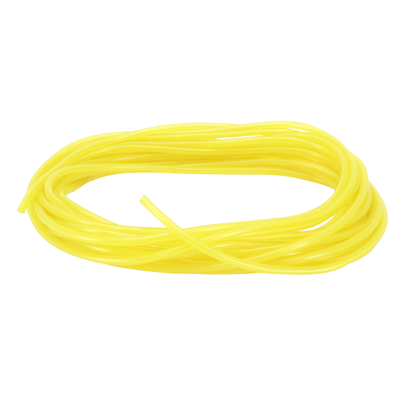 Durite d'essence P2R PVC SOUPLE 3x6 JAUNE TRANSPARENT ROULEAU 10M HUILE HYDROCARBURES - FABRICATION FRANCAISE