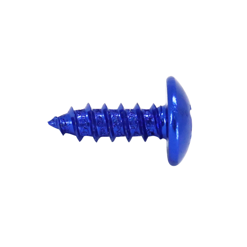 Kit Visserie Moto P2R VIS PARKER TETE RONDE 5.0x12 mm ALU BLEU