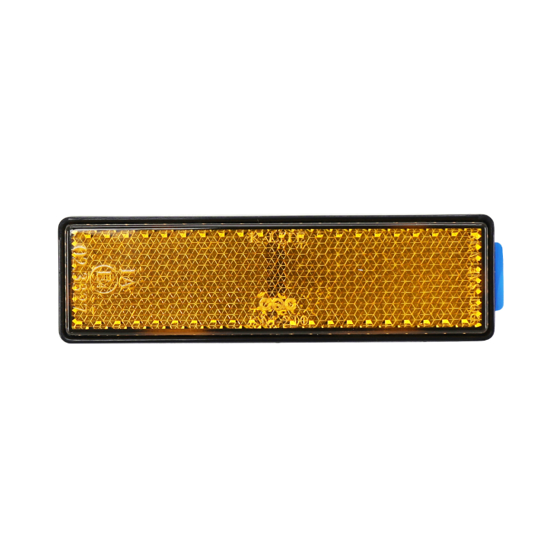 Catadioptre P2R REFLECTEUR SCOOT RECTANGULAIRE ORANGE ADHESIF 95x25 mm