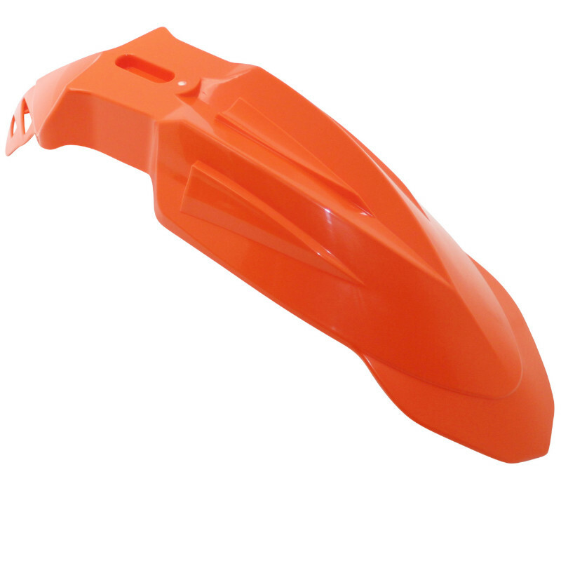 Garde boue P2R 50 A BOITE AV SUPERMOTARD UNIVERSEL ORANGE