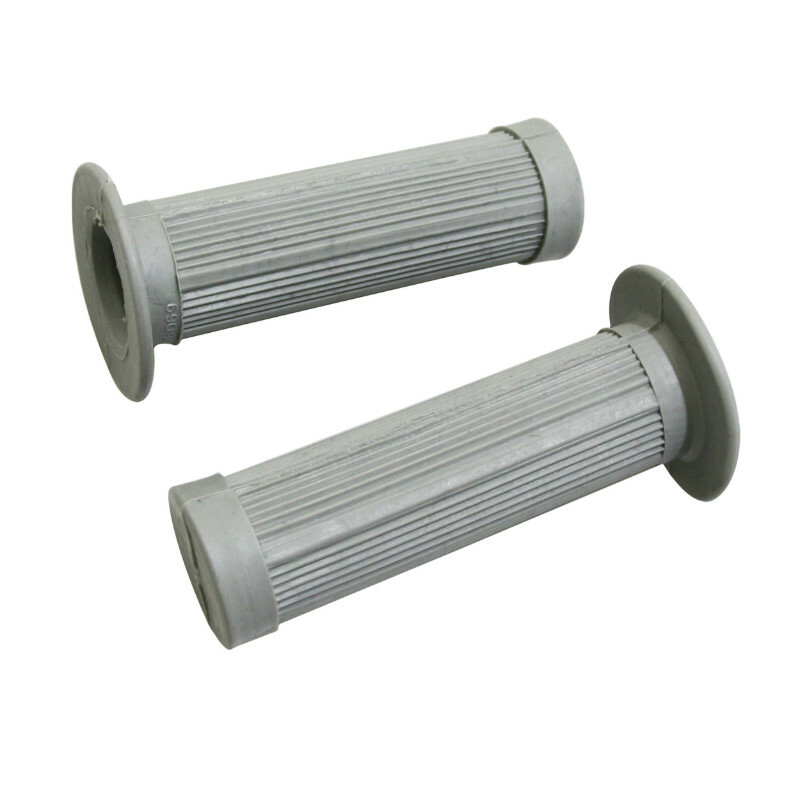 Poignées de guidon P2R VINTAGE MAGURA GRIS DIAM 22 - 25 mm LONG 100 mm PAIRE