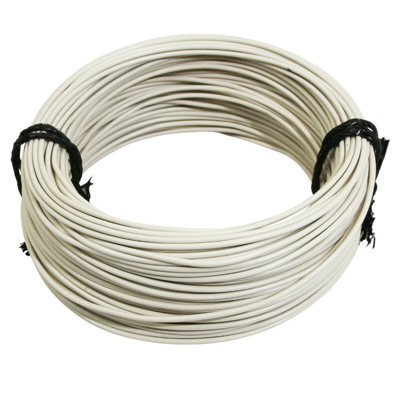 Cable électrique P2R FIL 1,00mm2 12 - 10 MULTIBRIN BLANC 50M