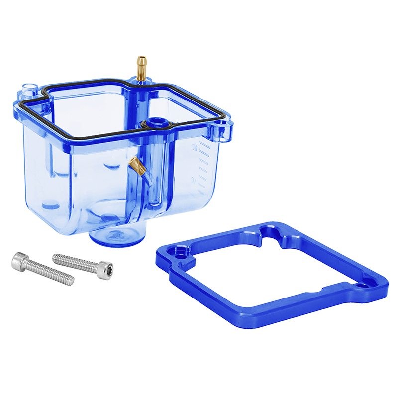 Cuvelage P2R CUVE TYPE PWK 19 à 30 mm TRANSPARENT BLEU INCLUS VIS REHAUSSEUR