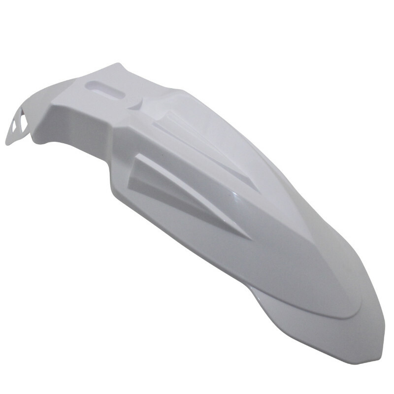 Garde boue P2R 50 A BOITE AV SUPERMOTARD UNIVERSEL BLANC