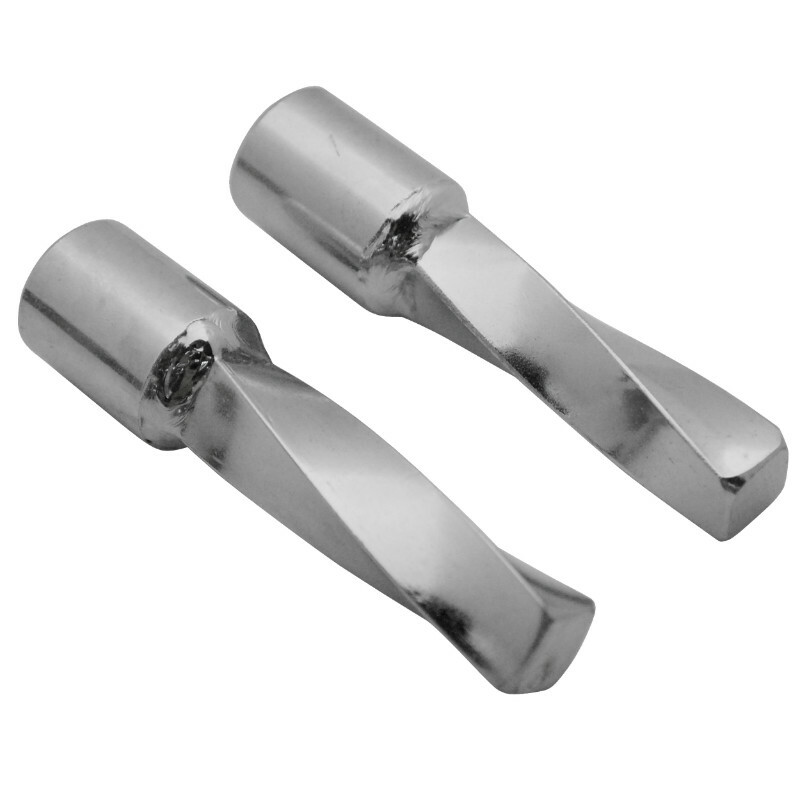 Repose-pieds P2R PILOTE TORSADE ACIER CHROME