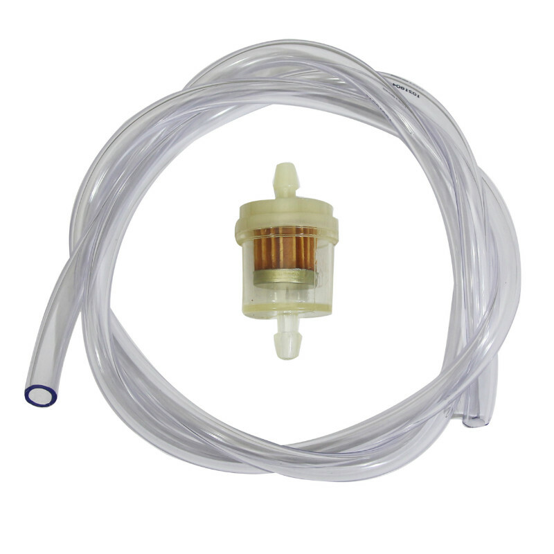 Durite d'essence P2R KIT 6x9 TRANSPARENT FILTRE CYLINDRIQUE PAPIER D6 1M FABRICATION FRANCAISE