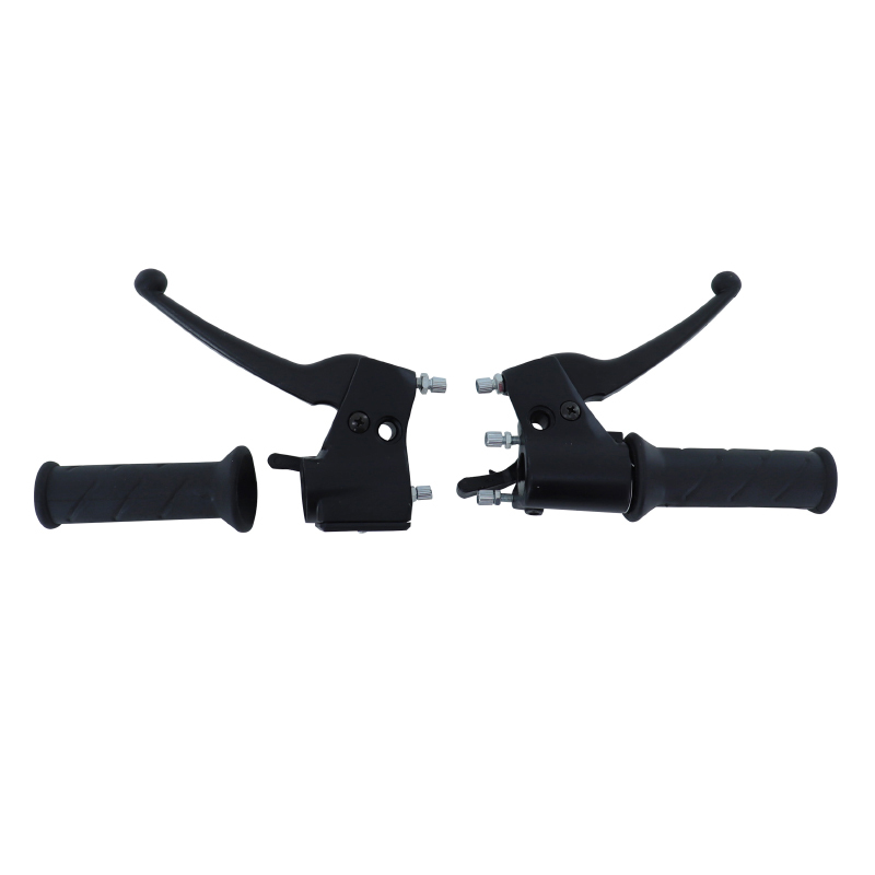 Kit poignée de guidon et levier P2R GAZ - FREIN