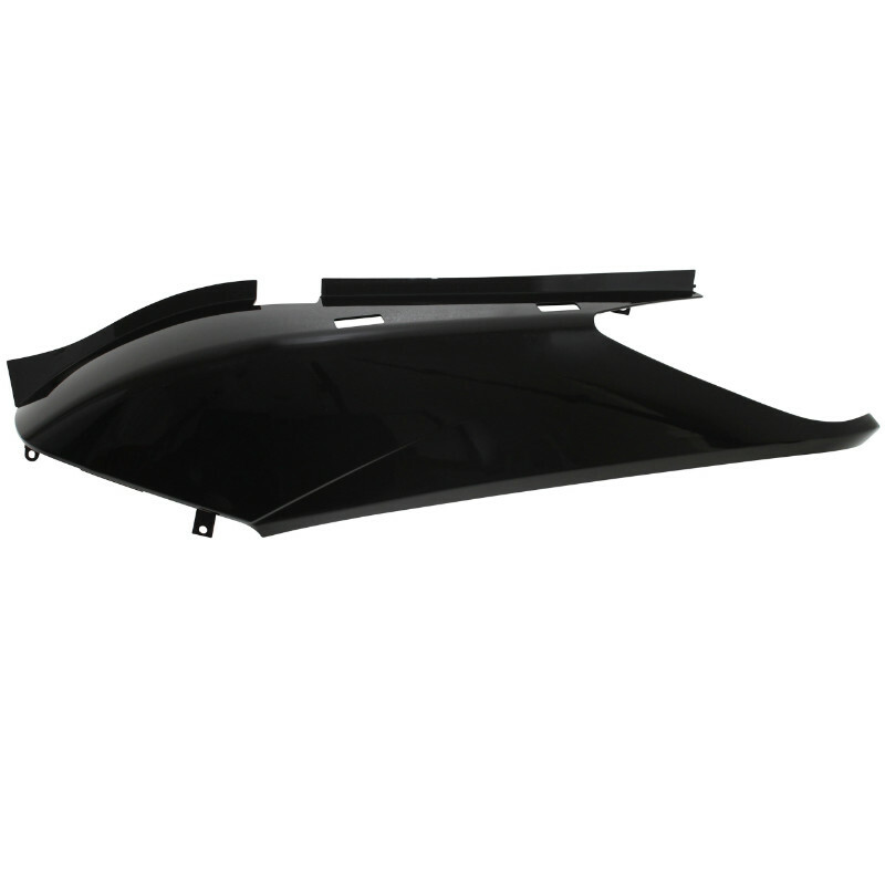 Coque arrière P2R CARENAGE-COQUE AR MAXISCOOTER ADAPTABLE YAMAHA 125 XMAX 2006+2009 - MBK 125 SKYCRUISER 2006+2009 NOIR BRILLANT GAUCHE -P2R-