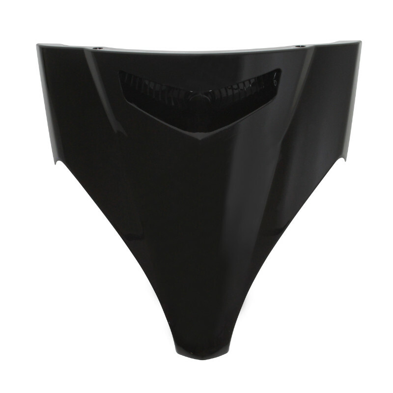 Tablier de carénage avant P2R CARENAGE-DESSUS DE TABLIER AV MAXISCOOTER ADAPTABLE YAMAHA 125 XMAX 2006+2009 - MBK 125 SKYCRUISER 2006+2009 NOIR BRILLANT -P2R-