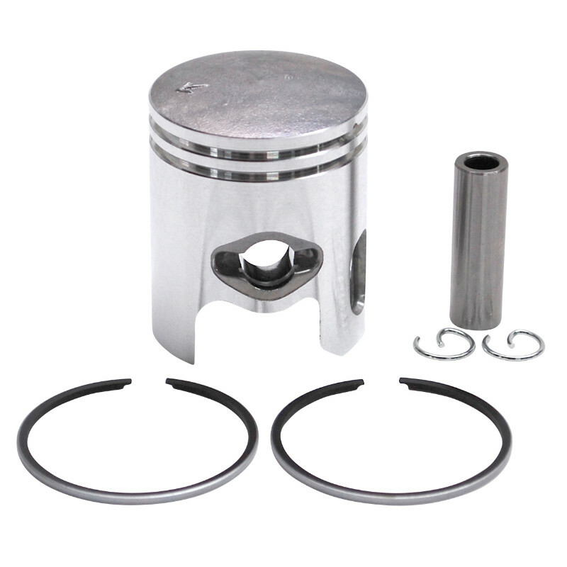 Kit piston P2R PISTON SCOOT ADAPTABLE MBK 50 BOOSTER 1990+1998, STUNT-YAMAHA 50 BWS 1990+1998, SLIDER (CALOTTE BOMBEE - DIAM 40 - 2 SEGMENTS 1,