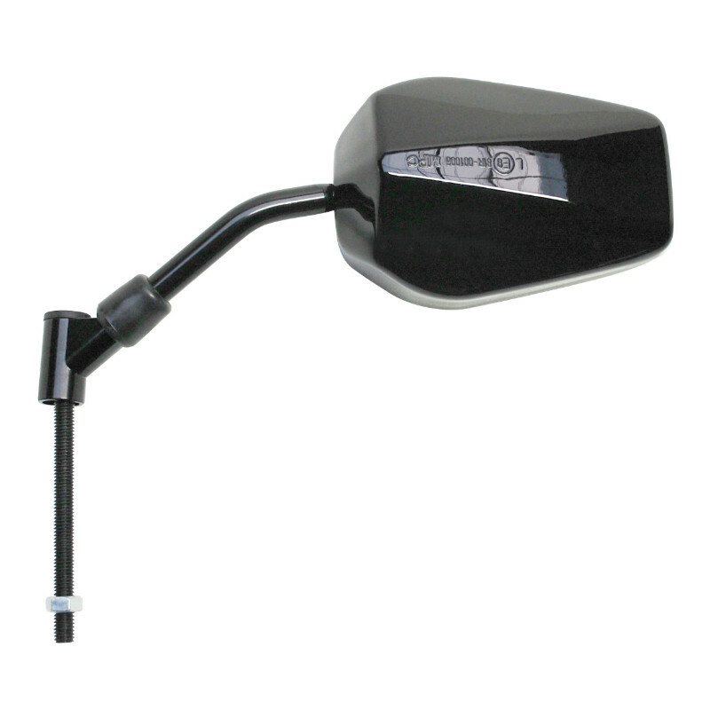 Rétroviseur P2R RETROVISEUR ADAPTABLE PEUGEOT 50 SPEEDFIGHT 3 2009+ REVERSIBLE NOIR (HOMOLOGUE CE) (VENDU A L'UNITE) -P2R-