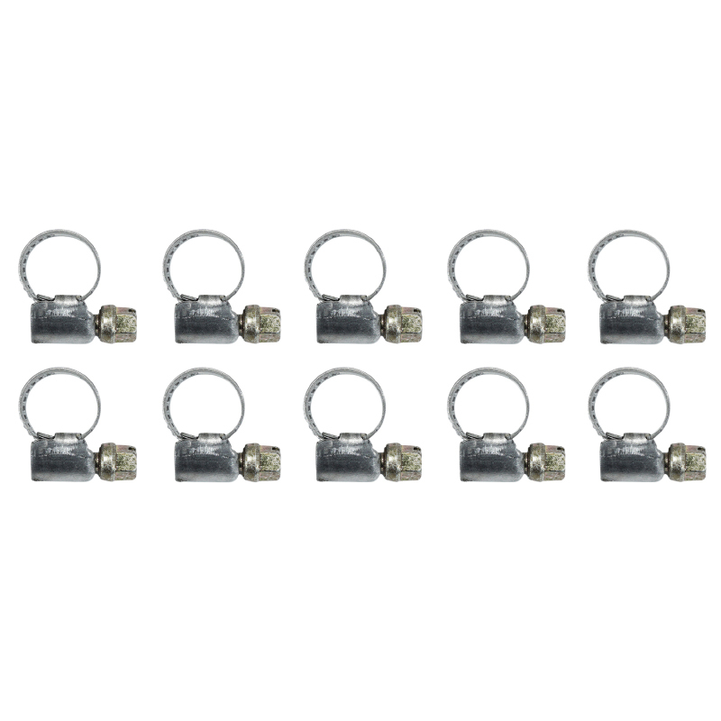 Colliers de serrage P2R COLLIER DE SERRAGE METAL A CREMAILLERE 8 A 12 mm (SACHET DE 10 PIECES) LARGEUR 9 mm -P2R-