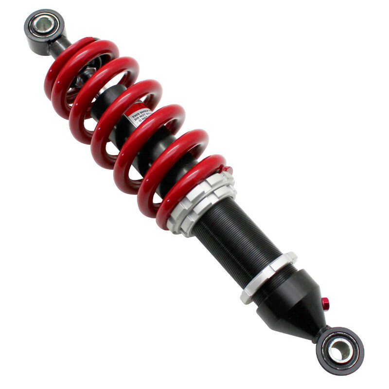 Amortisseur P2R AMORTISSEUR 50 A BOITE ADAPTABLE DERBI 50 SENDA 1994+1999 (REGLABLE, ENTRAXE 333mm) -P2R-